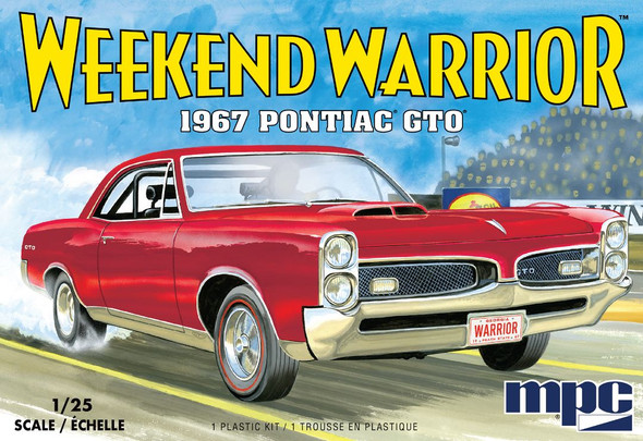 AMT/MPC - 1967 Pontiac GTO Weekend Warrior Plastic Model Car Kit - (MPC918M) 849398037980