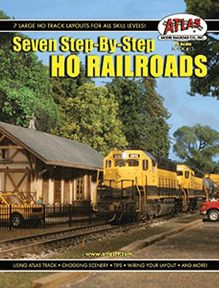 ATLAS - 7 Step-by-Step Book for HO Railroads (13) 732573000131