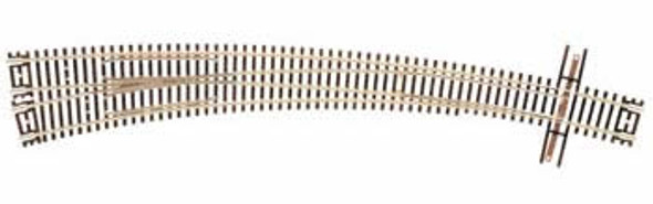 ATLAS - Model Railroad - N Code 55 Curved Left-Hand Turnout - Nickel Silver Train Track (N Scale) (2058) 732573020580
