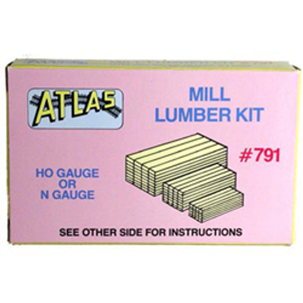 ATLAS - HO Scale Mill Lumber Kit (791) 732573007918