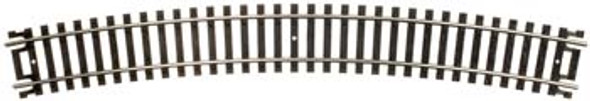 ATLAS - HO Scale Code 100 Model Railroad (NickelSilver Black Ties) Track 24 Inch Radius Curve - 6 Pieces (837) 732573008373