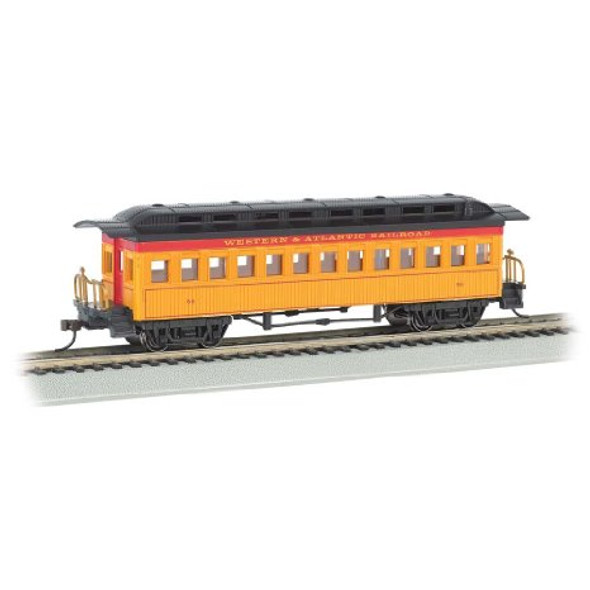 BACHMANN - 13406 HO Scale 1860-1880 Coach Passenger Train Car, W&amp;A 022899134062