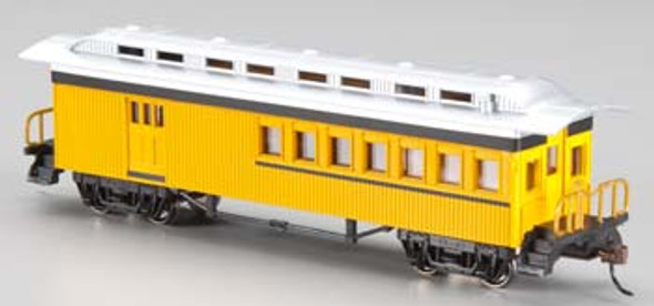 BACHMANN - HO 1860-1880 Combine Yello - Passenger Train Car Rolling Stock (HO Scale) (13503) 022899135038