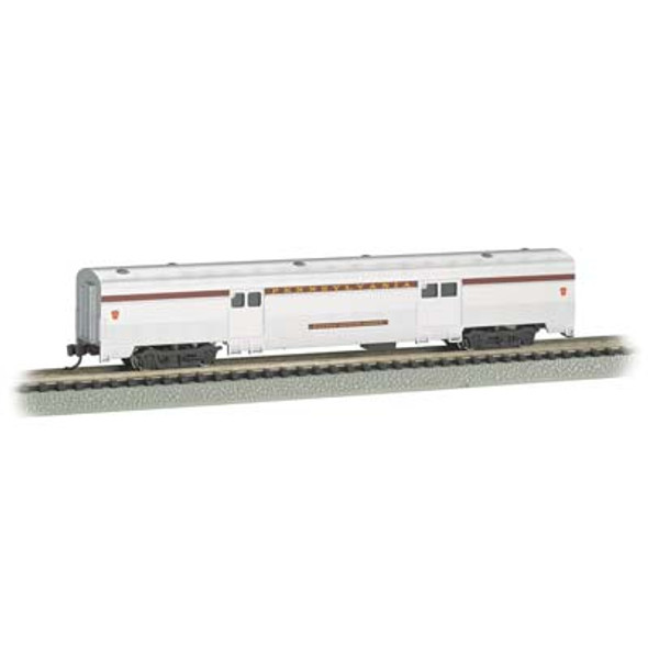 BACHMANN - N Scale 72' Fluted Streamline 2-Door Baggage Train Car PRR (14652) 022899146522