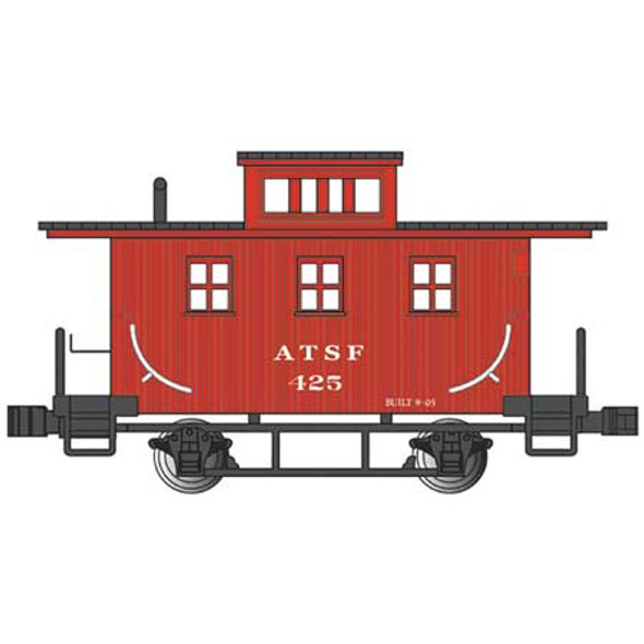BACHMANN - N Scale Old Time Caboose SF (15753) 022899157535