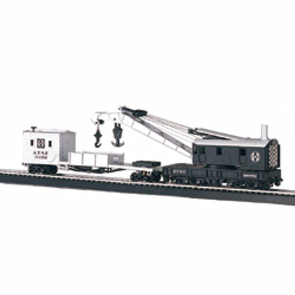 BACHMANN - HO RTR 250Ton Steam Crane w/Boom Tender, SF Train Car (16102) 022899161020