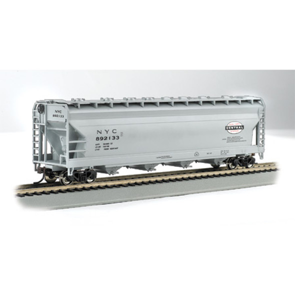 BACHMANN - HO 56 Centerflow Hopper NYC/Gray - Freight Car Rolling Stock (HO Scale) (17523) 022899175232