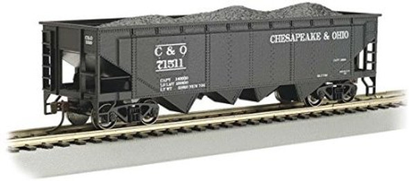 BACHMANN - 17605 HO Scale 40' Quad Hopper Car, C&O 022899176055