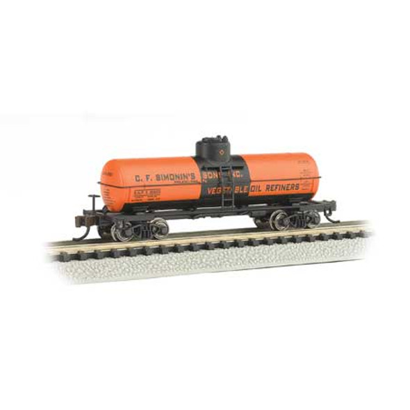 BACHMANN - N Scale 36'6" 1-Dome Tank Car CF Simonin's Sons #20003 (17866) 022899178660