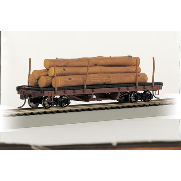 BACHMANN - HO Scale ACF 40' Log Car with Logs 1935-1960 (18849) 022899188492