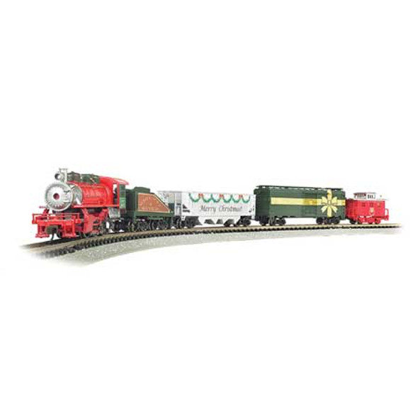 BACHMANN - N Scale Merry Christmas Express Train Set (24027) 022899240275