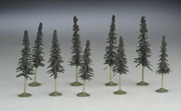 BACHMANN - Scenescapes Conifer Trees 3-4 (9) - Train Set Scenery (All Scales) (32103) 022899321035