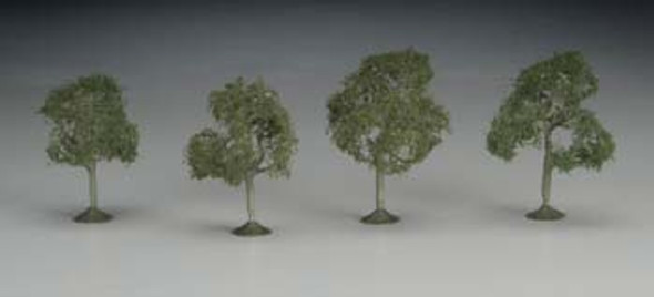 BACHMANN - Scenescapes Walnut Trees 2-2.25 (4) - Train Set Scenery (All Scales) (32107) 022899321073