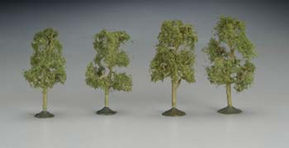 BACHMANN - Scenescapes Sycamore Trees 2.5-2.75 (4) - Train Set Scenery (All Scales) (32109) 022899321097