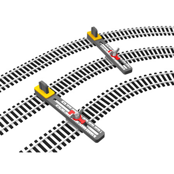 BACHMANN - N Scale Adjustable Parallel Track Tool (2) (39021) 022899390215