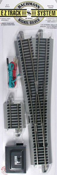 BACHMANN - #5 Wye NICKEL-SILVER HO Scale Track Switch (44569) 022899445694