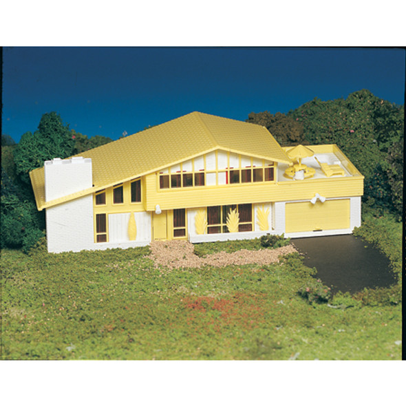 BACHMANN - HO Snap KIT Contemporary House Plastic Model Building Kit (45432) 022899454320