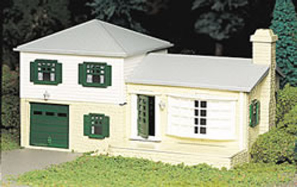 BACHMANN - O Scale Two Story Split Level House Kit (45607) 022899456072