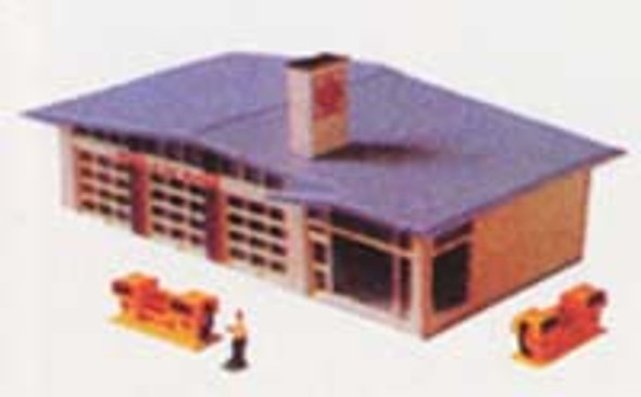 BACHMANN - N Scale (Built-Up) Shell Gas Station (45904) 022899459042