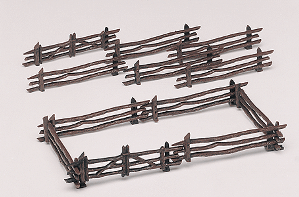 BACHMANN - O Scale Rustic Fence 12 pieces (45984) 022899459844