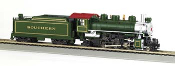 BACHMANN - HO 2-6-2 Prairie with Smoke SOU/Green - Steam Train Locomotive (HO Scale) (51504) 022899515045