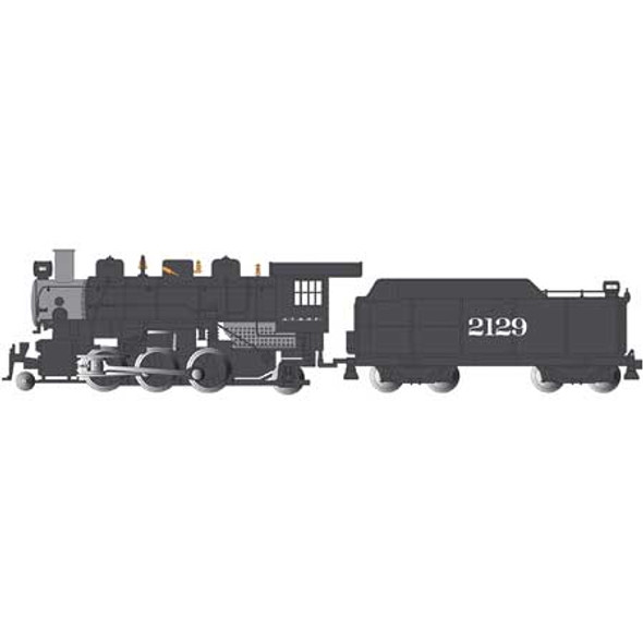 BACHMANN - N Scale 2-6-2 Prairie Locomotive Train Engine SF #2129 (51555) 022899515557