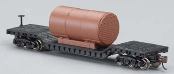 BACHMANN - N 52 Depressed Center Flat with Boiler USAF - Freight Car Rolling Stock (N Scale) (71395) 022899713953