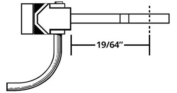 BACHMANN - HO EZ Mate Center Shank Knuckle Coupler Medium - Single Pair - Train Parts (HO Scale) (78005)