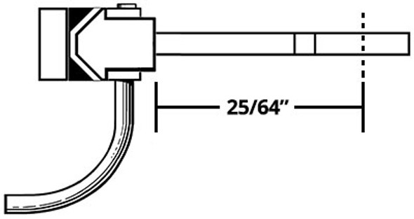 BACHMANN - HO EZ Mate Mark II Under Knuckle Coupler Long - Single Pair - Train Parts (HO Scale) (78027)