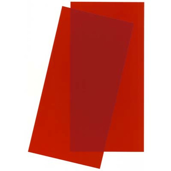 EVERGREEN - 9901 Plastic Styrene Sheet Stock Transparent Red .010x6x12 (2) 787026099019