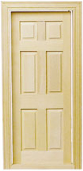 HOUSEWORKS - Half Inch Scale 6-panel Interior Door (H6007) 022931260070