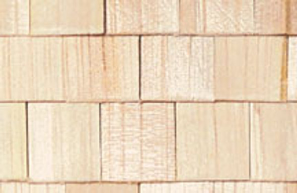 HOUSEWORKS - Half Scale (1/2" Scale) Dollhouse Miniature - Cedar Shingles 400 pcs (HWH7004) 022931270048