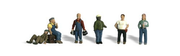 WOODLAND SCENICS - Factory Workers (HO Scale) (A1867) 724771018674