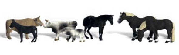 WOODLAND SCENICS - Farm Animals N Scale Figures (A2142) 724771021421