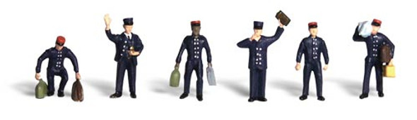 WOODLAND SCENICS - O Scale Train Personnel Figures (A2722) 724771027225