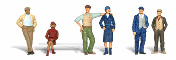 WOODLAND SCENICS - O Scale Bystanders Figures (A2732) 724771027324