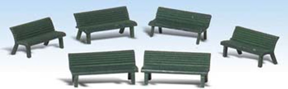 WOODLAND SCENICS - O Scale Miniature Park Benches Set (A2758) 724771027584