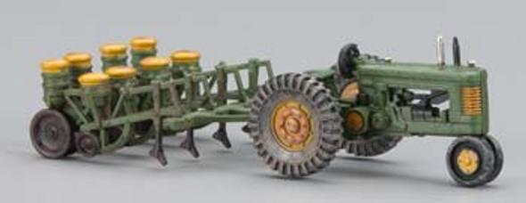 WOODLAND SCENICS - HO Tractor & Planter - Train Accessories (HO Scale) (AS5565) 724771055655