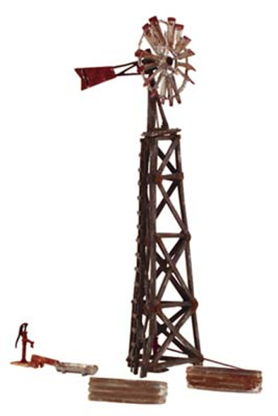 WOODLAND SCENICS - N Scale Built-Up Old Windmill Plastic Model (BR4936) 724771049364