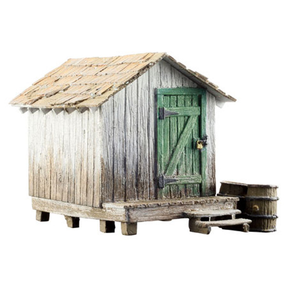 WOODLAND SCENICS - N Scale Built-Up Wood Shack Building (BR4948) 724771049487