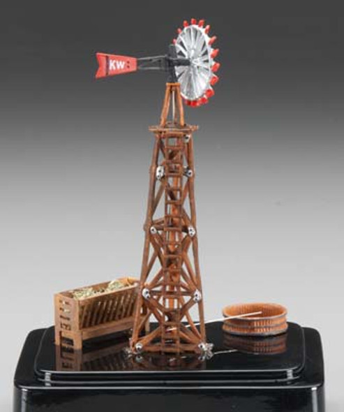 WOODLAND SCENICS - HO Built-Up Windmill - Train Building (HO Scale) (BR5043) 724771050438