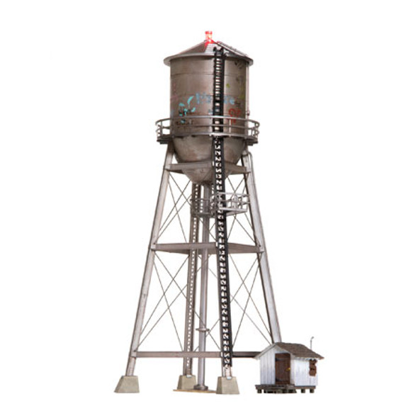 WOODLAND SCENICS - O Scale Built-Up Rustic Water Tower Structure (BR5866) 724771058663