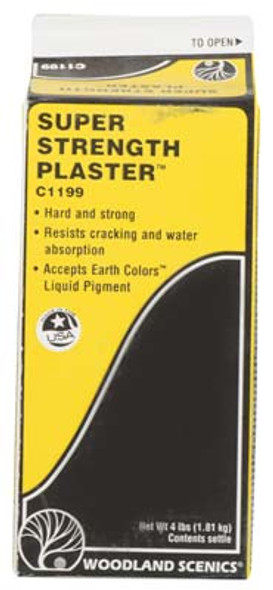 WOODLAND SCENICS - Super Strength Plaster 4 Pounds (C1199) 724771011996