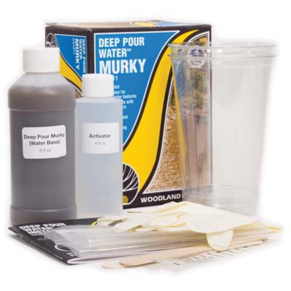 WOODLAND SCENICS - Deep Pour Water Murky Kit (CW4511) 724771045113