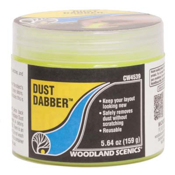 WOODLAND SCENICS - Dust Dabber - Safely Remove Dust Without Scratches or Residue (CW4539) 724771045397