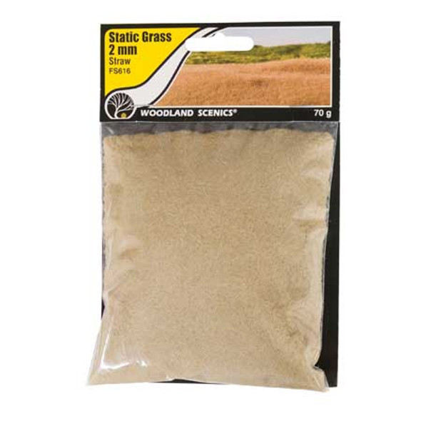 WOODLAND SCENICS - Static Grass Straw 2mm - (FS616) 724771006169