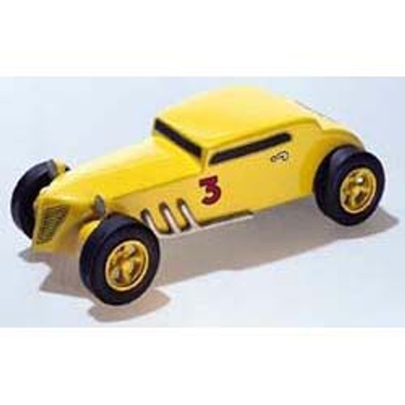 PINECAR - Deluxe Bandit Coupe' for Pinecar / Pinewood Derby Cars (P374) 724771003748