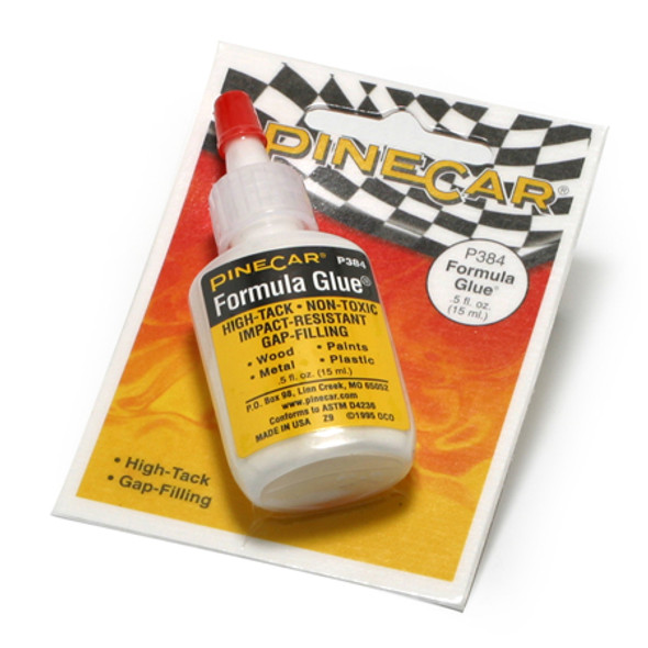 PINECAR - Formula Glue - 1/2oz' for Pinecar / Pinewood Derby Cars (P384) 724771003847