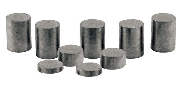 PINECAR - 3oz Tungsten Steel Cylinder Weights' for Pinecar / Pinewood Derby Cars (P3915) 724771039150