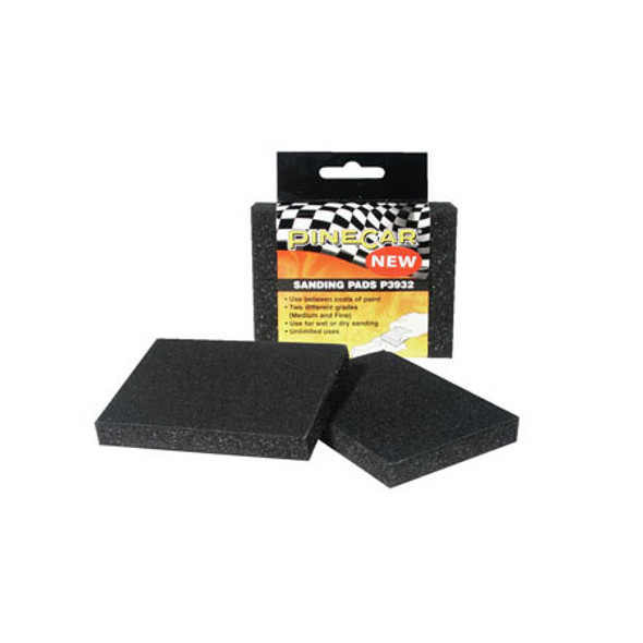 PINECAR - Sanding Pads' for Pinecar / Pinewood Derby Cars (P3932) 724771039327